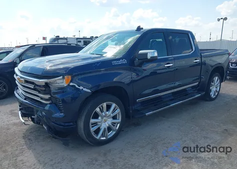 2022 Chevrolet Silverado 1500 2Wd Short Bed High Country из США, поврежденный, VIN 3GCPAFET4NG684250